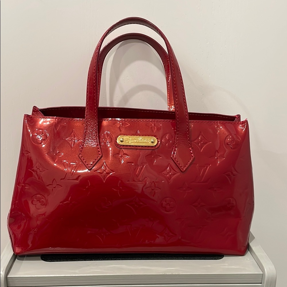 LOUIS VUITTON Monogram Vernis Wilshire PM Bag preowned
